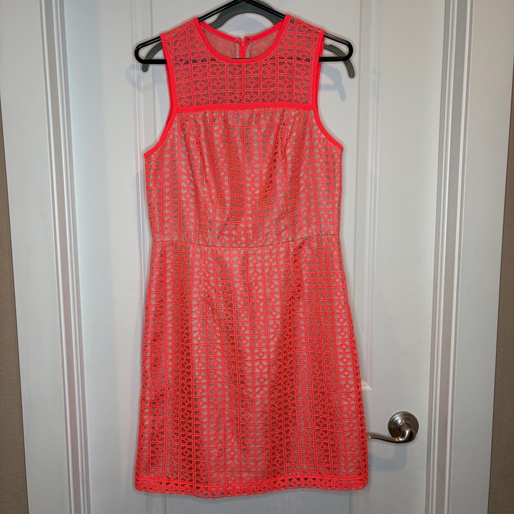 Shoshanna Bright Coral Dress